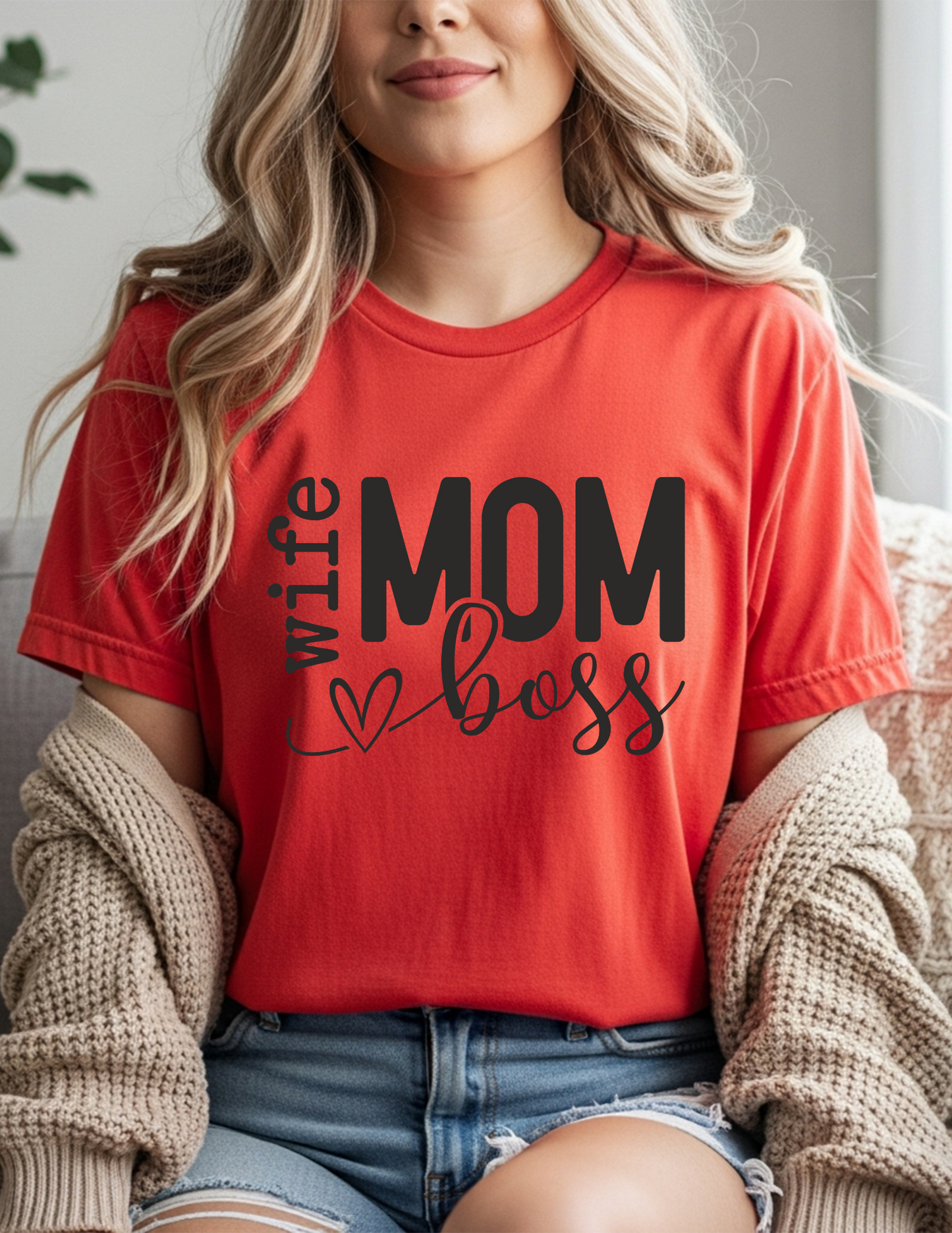 Wife Mom Boss Black