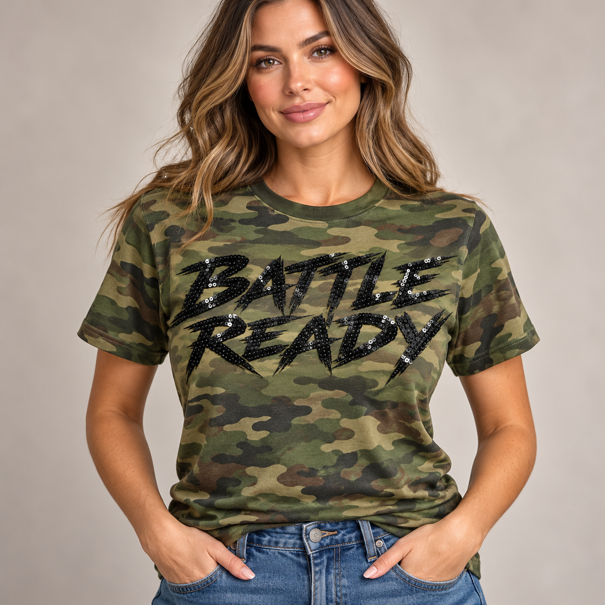 Camo Battle Ready Spangle