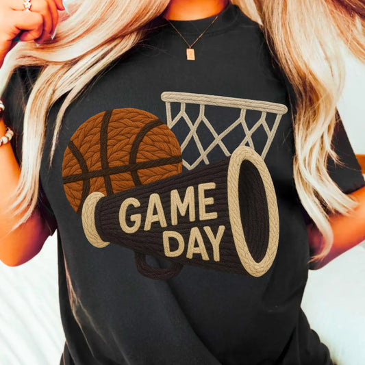 BASKETBALL FAUX YARN